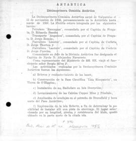 Miscellaneous documents concerning Chile's Antarctic interests