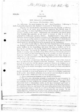 United States note to United Kingdom concerning the requirement of occupation in relation to pola...