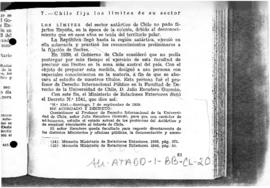 Decree no. 1,541 appointing Professor Escudero Guzmán to study Antarctic questions bearing upon C...