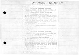 Australian note to the United States accepting the invitation to the conference on Antarctica