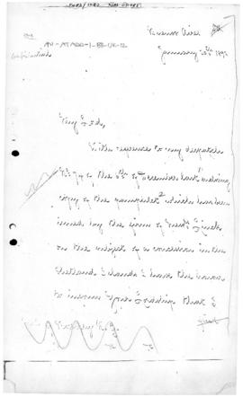 British despatch from Buenos Aires concerning a possible application to the Argentine Government ...