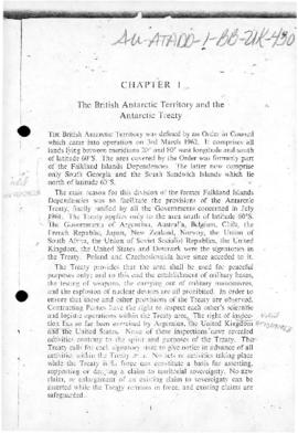 United Kingdom, the British Antarctic Territory and the Antarctic Treaty