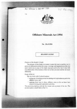 Offshore Minerals Act 1994