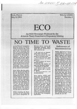 Environment campaign newsletters, "No time to waste", "Marine protected areas&quot...
