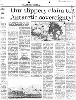 Ward, Peter "Our slippery claim to Antarctic sovereignty" Australian
