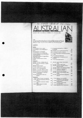 "Australia and the Antarctic Treaty System" Australian Foreign Affairs Record, vol 55, ...