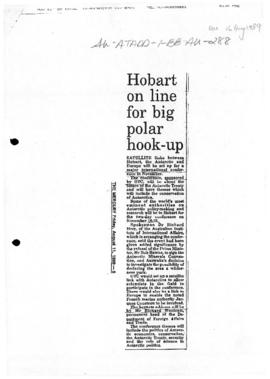"Hobart on line for big polar hook-up" The Mercury
