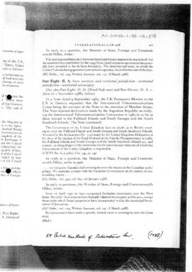 British Yearbook of International Law 1988, regarding Antarctic matters