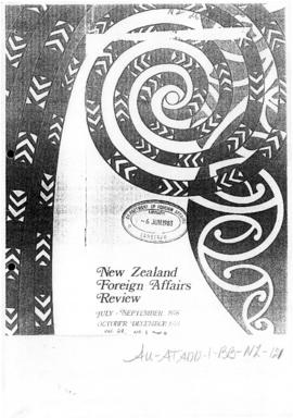 Brian Talboys, speech "New Zealand and the Antarctic Treaty" New Zealand Foreign Affair...