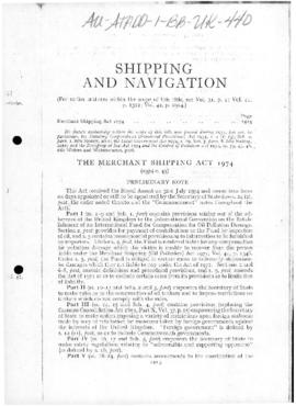 United Kingdom, Merchant Shipping Act 1974