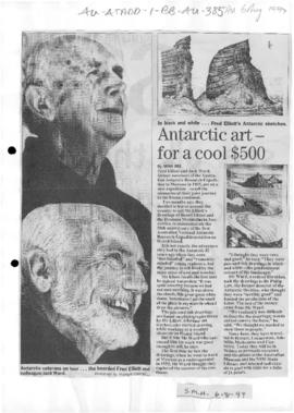 Bui, Minh "Antarctic art – for a cool $500" Sydney Morning Herald