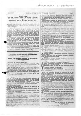 Order establishing a scientific commission for French Southern and Antarctic Lands