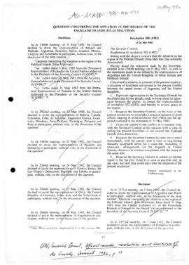 United Nations Security Council resolution 505 (1982) authorising the Secretary-General to contin...