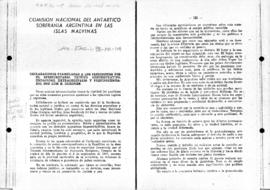 Argentine press statement concerning the British proposal to submit the dispute over Antarctica t...