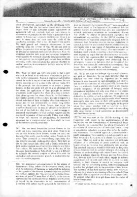 United Nations, Statement of Ceylon concerning Antarctica as an example of an international domai...
