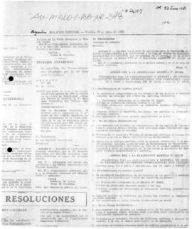 Argentina, Decree 495, concerning recommendations adopted at the Tenth Antarctic Treaty Consultat...