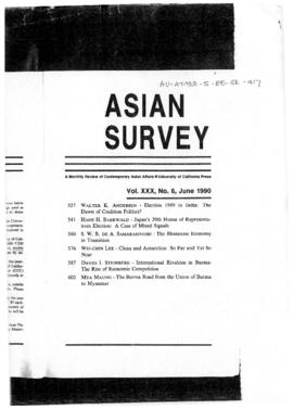 Wei-Chin Lee "China and Antarctica: so far and yet so near" Asian Survey