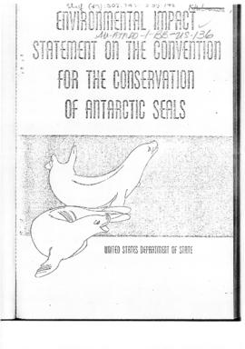 United States, Environmental Impact Statement on the Convention for the Conservation of Antarctic...