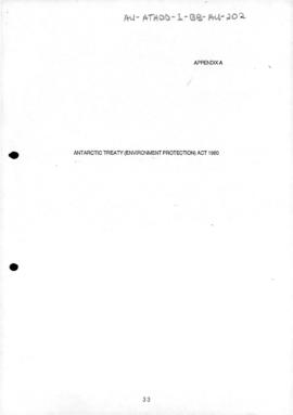 Commonwealth of Australia, Antarctic Treaty (Environment Protection) Act