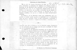 British note to the United States accepting the United States' invitation to attend an internatio...
