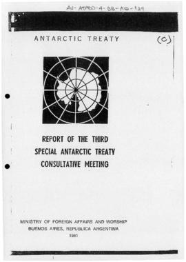Third Special Antarctic Treaty Consultative Meeting, Buenos Aires, meeting report