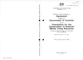 Australia, Department of Foreign Affairs, "Exchange of notes constituting an agreement betwe...