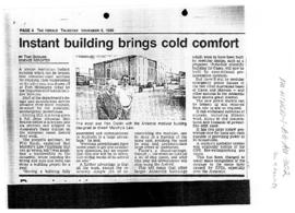 Gosling, Tom "Instant building brings cold comfort" The Herald, Melbourne