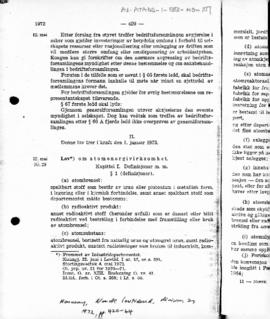 Norway, Law no 28 concerning nuclear energy