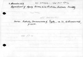 Australian Antarctic Territory, Appointment of a Deputy Coroner