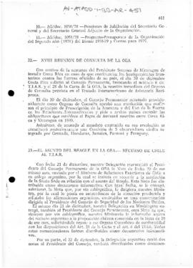 Chilean speeches to the Permanent Council of the Organization of American States