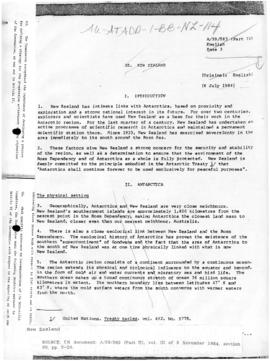 New Zealand, United Nations General Assembly, document A/39/583(Part II)