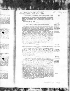 United States Congress, Public Statutes at Large, acts concerning Charles Wilkes and the United S...