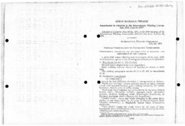 International Convention on the Regulation of Whaling 1946, Amendments to the Convention Schedule