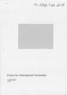 Australia, Centre for International Economics "Subsidies in international trade"