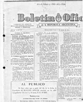 Argentina, Decree 17167 regulating aerial navigation over Argentine territory