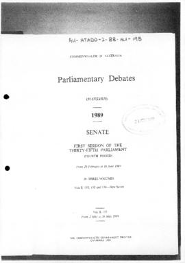 Commonwealth of Australia, Parliamentary Debates (Hansard) Senate. "Antarctica"