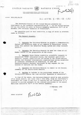 United Nations General Assembly, Thirty-eighth session, Resolution 38/77 of 15 December 1983 (ext...