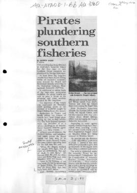 Darby, Andrew "Pirates plundering Southern fisheries" Sydney Morning Herald