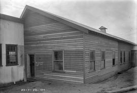 New weatherboard building at E.Z. Co. Zinc Works