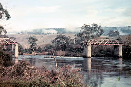 Gap across River Derwent at Macquarie Plains bridge
