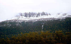 Snow on Mount Olympus from Narcissus hut