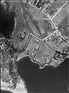 Aerial photograph of Cadbury area, Claremont.