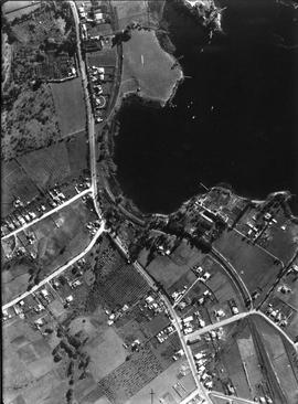 Aerial photograph of Cadbury area, Claremont.