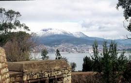 Mount Wellington viewed from Bellerive fort