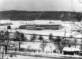 Cadbury factory in winter
