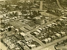 Aerial photograph of North Hobart