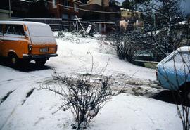 Snow in Lindisfarne 1986