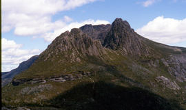 View of Cradle Mountain ridgeline from Hansons Peak