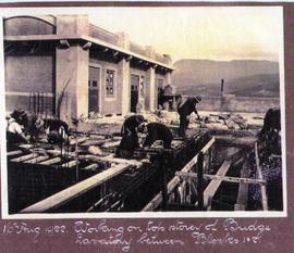 Construction at Cadbury Factory, 1922