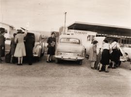 Loading luggage at Hobart Aerodrome